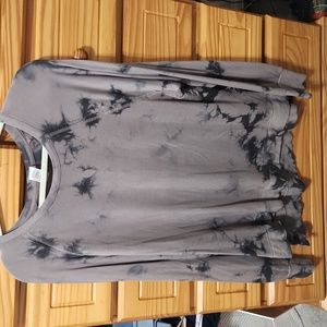 Joy Lab tie dye loose fit lightweight Pullover sweatshirt size XL